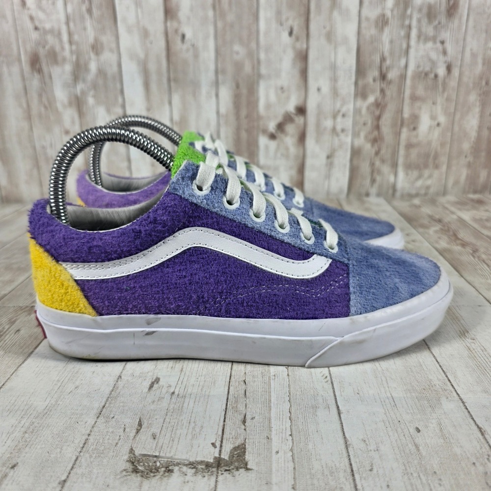 Vans Old Skool Anderson Paak Ziti Multi Color Hairy Suede Shoes Womens‎ 7